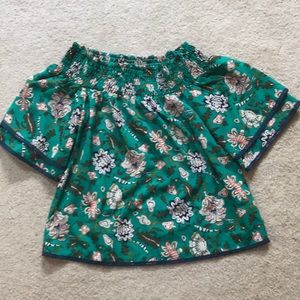 Gorgeous off the shoulder floral top